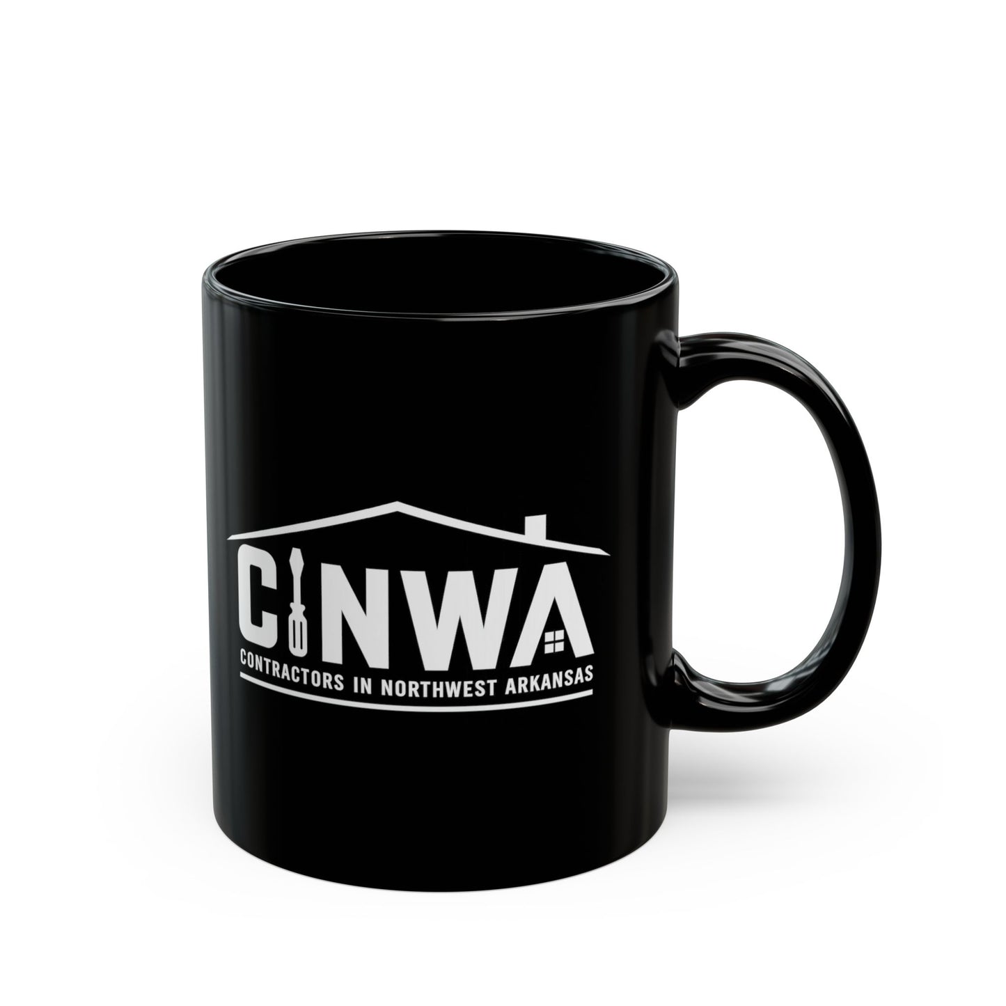 Contractors in Northwest Arkansas Black Coffee Mug (11oz, 15oz)