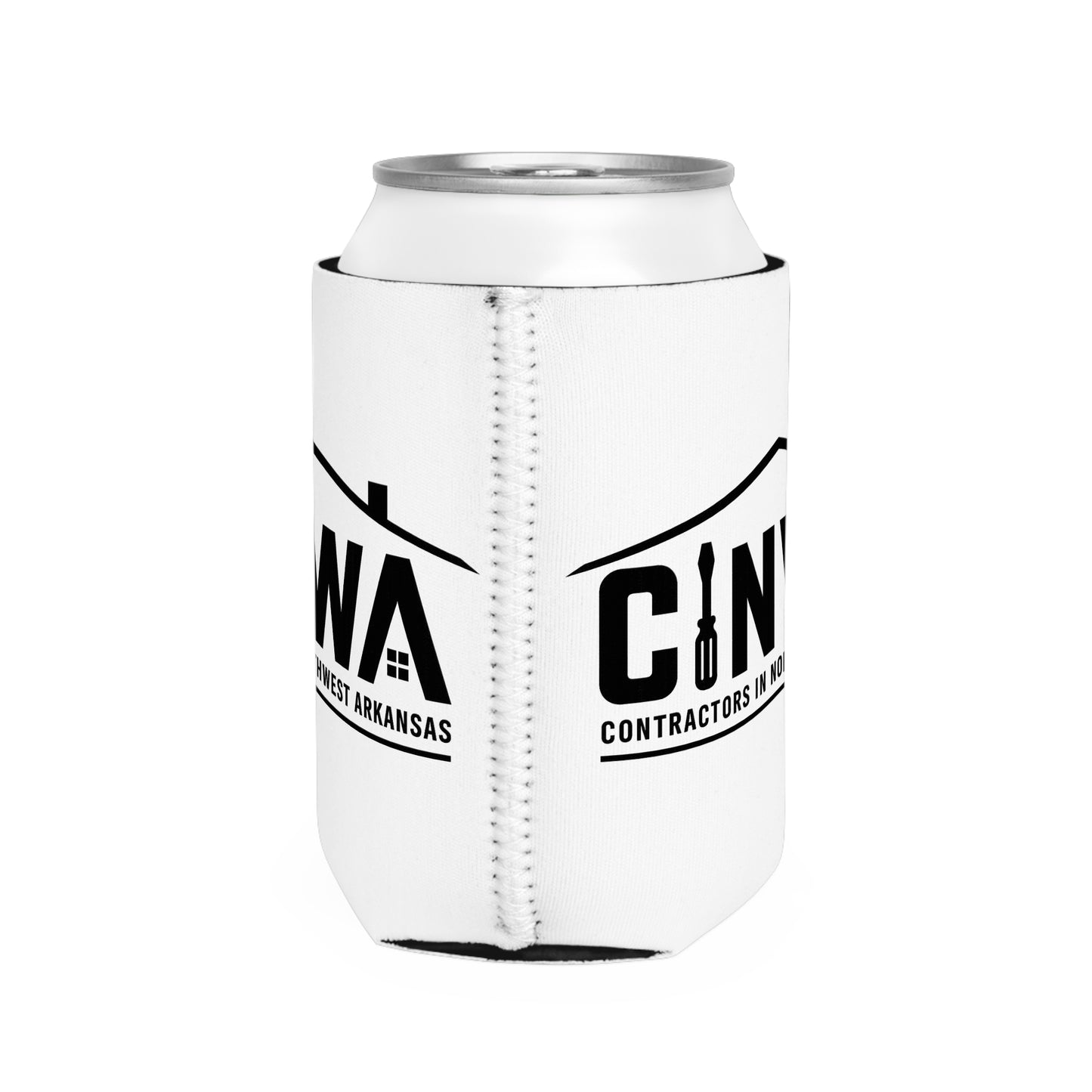 Contractors in Northwest Arkansas Can Cooler | CINWA Drink Sleeve | Contractor Community Koozie