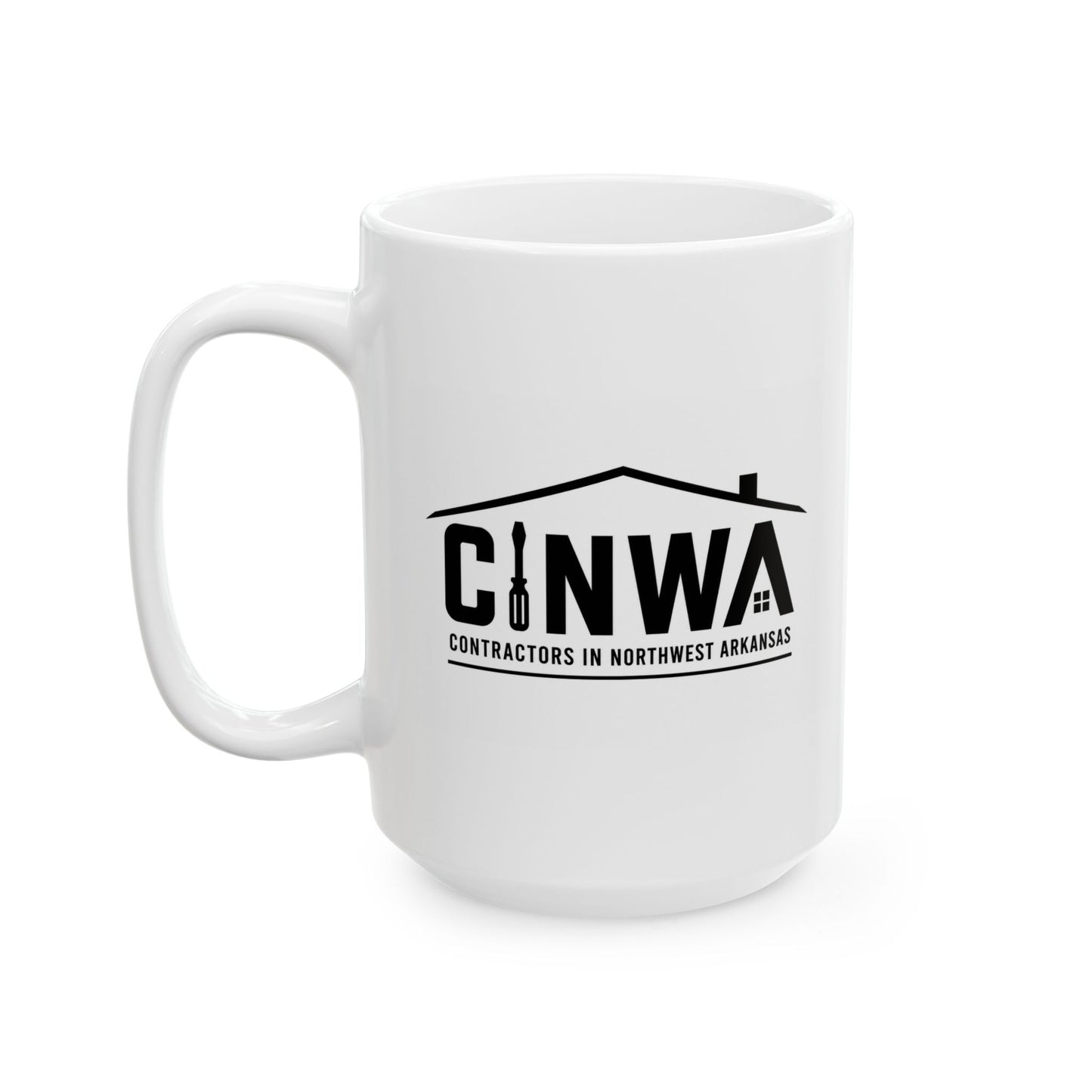 Contractors in Northwest Arkansas White Coffee Mug (11oz, 15oz)