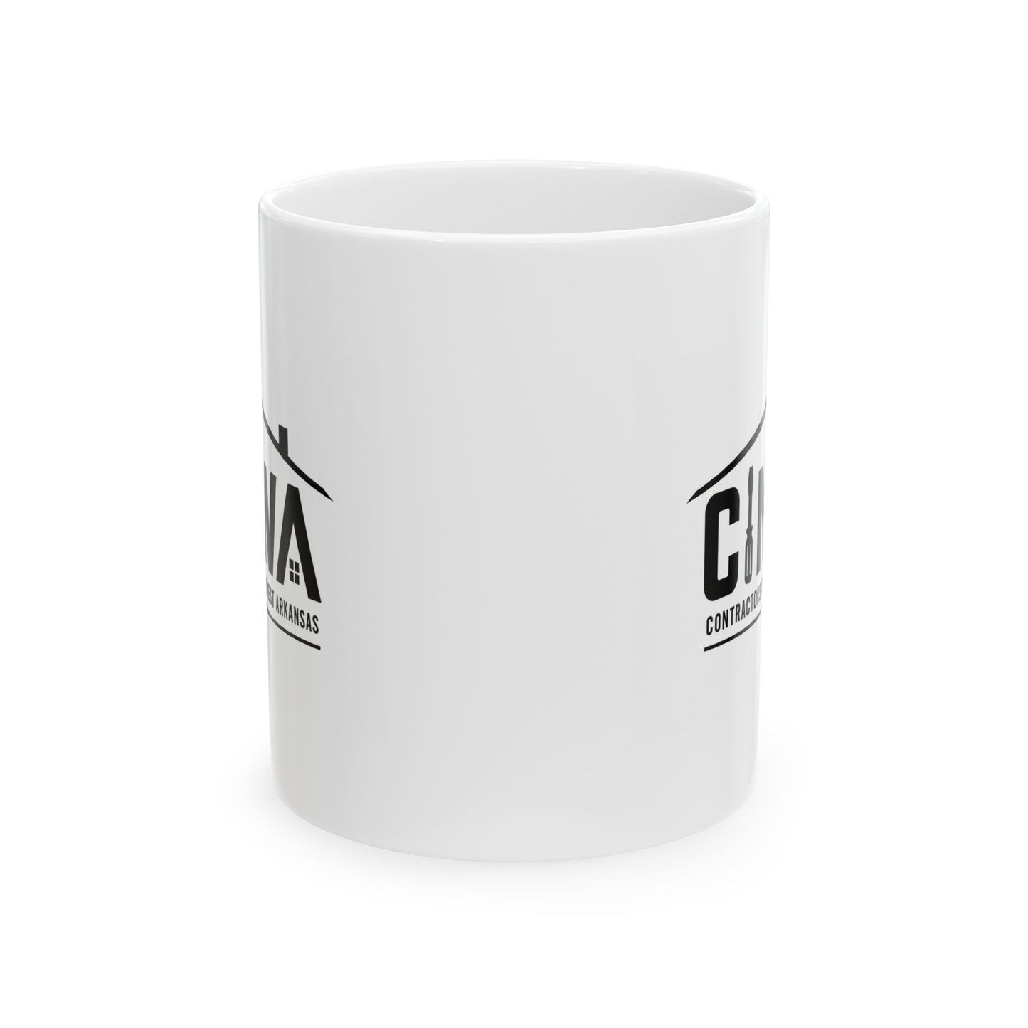 Contractors in Northwest Arkansas White Coffee Mug (11oz, 15oz)