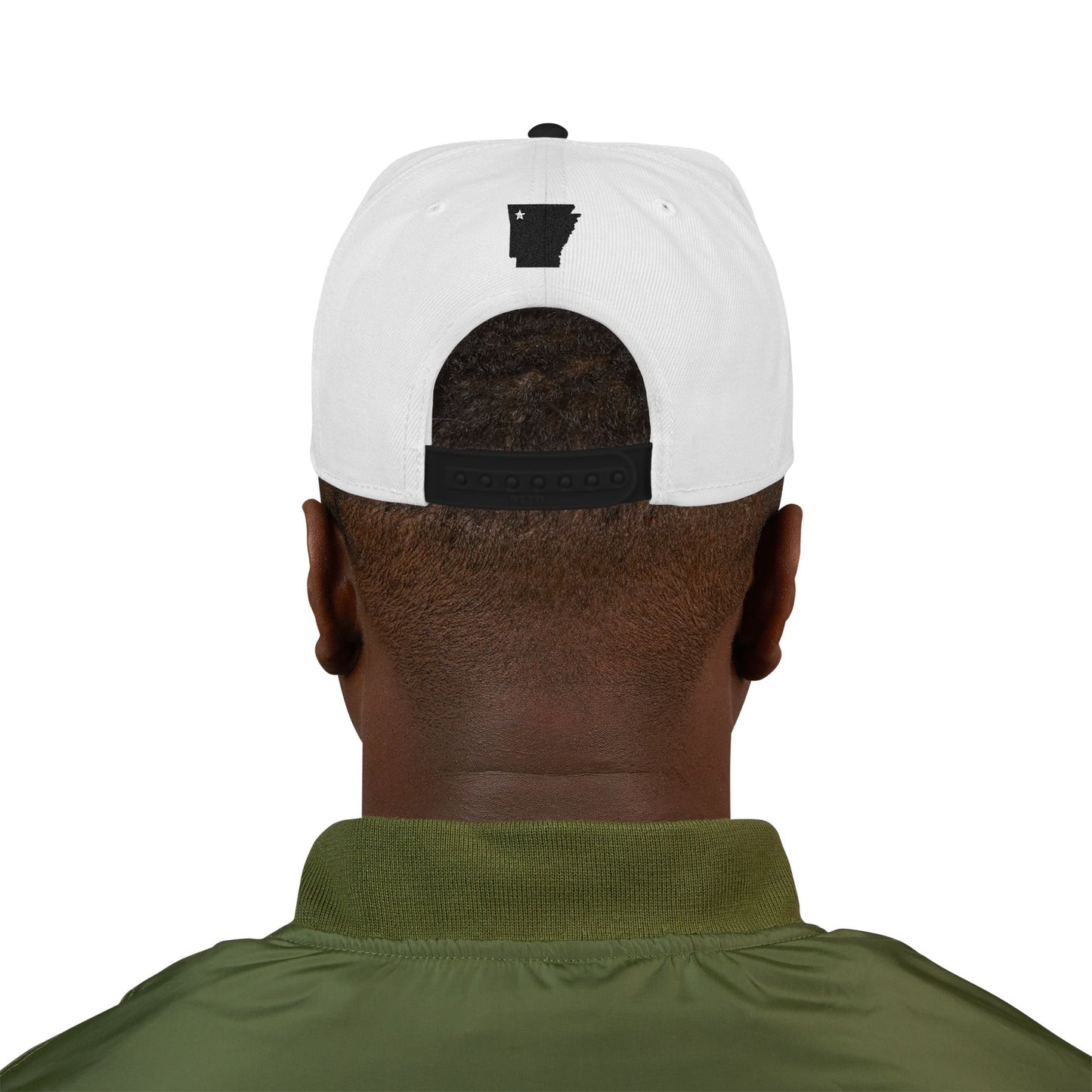 CINWA Snapback Hat | Contractors in Northwest Arkansas Flat Bill Cap | Blue Collar Trades Hat