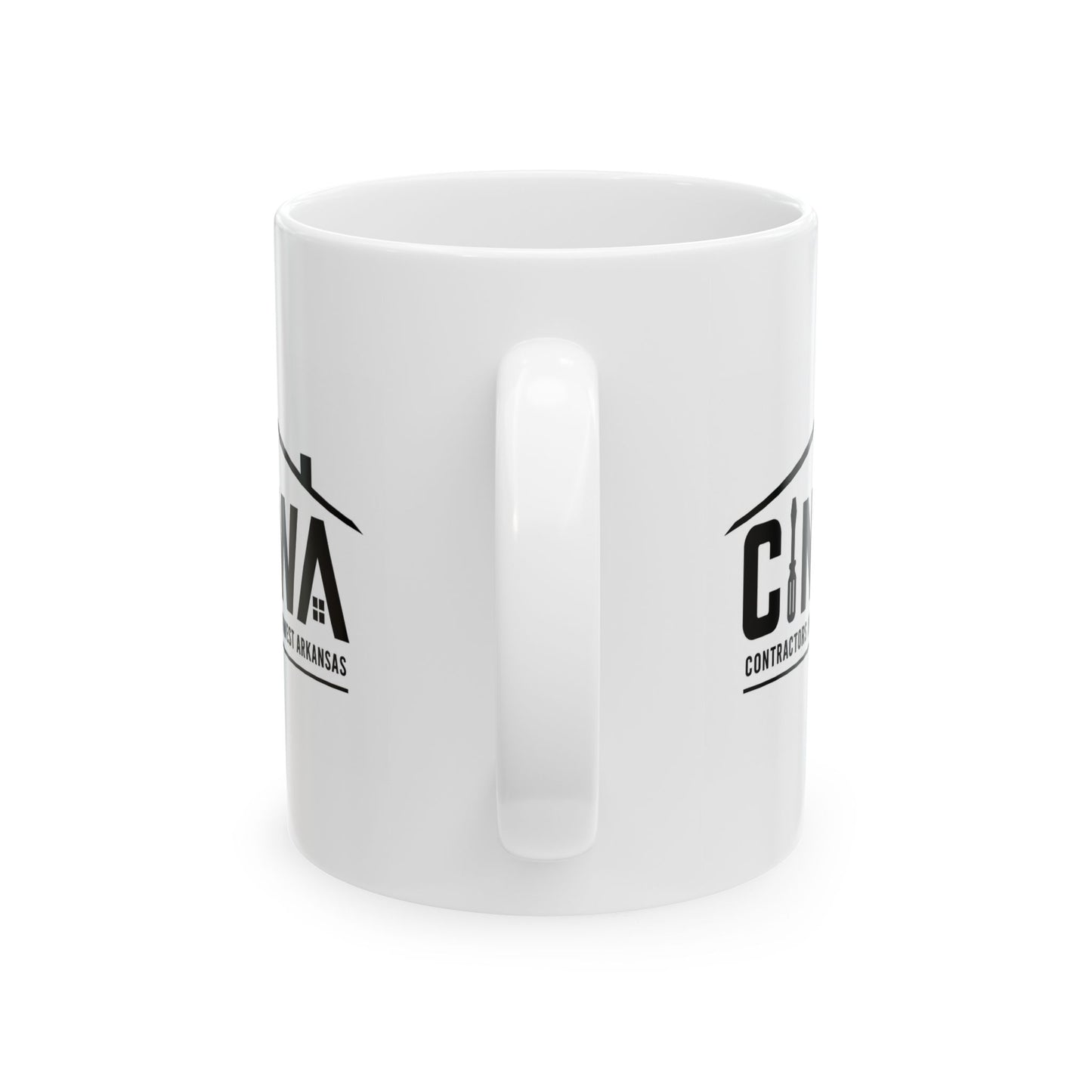 Contractors in Northwest Arkansas White Coffee Mug (11oz, 15oz)