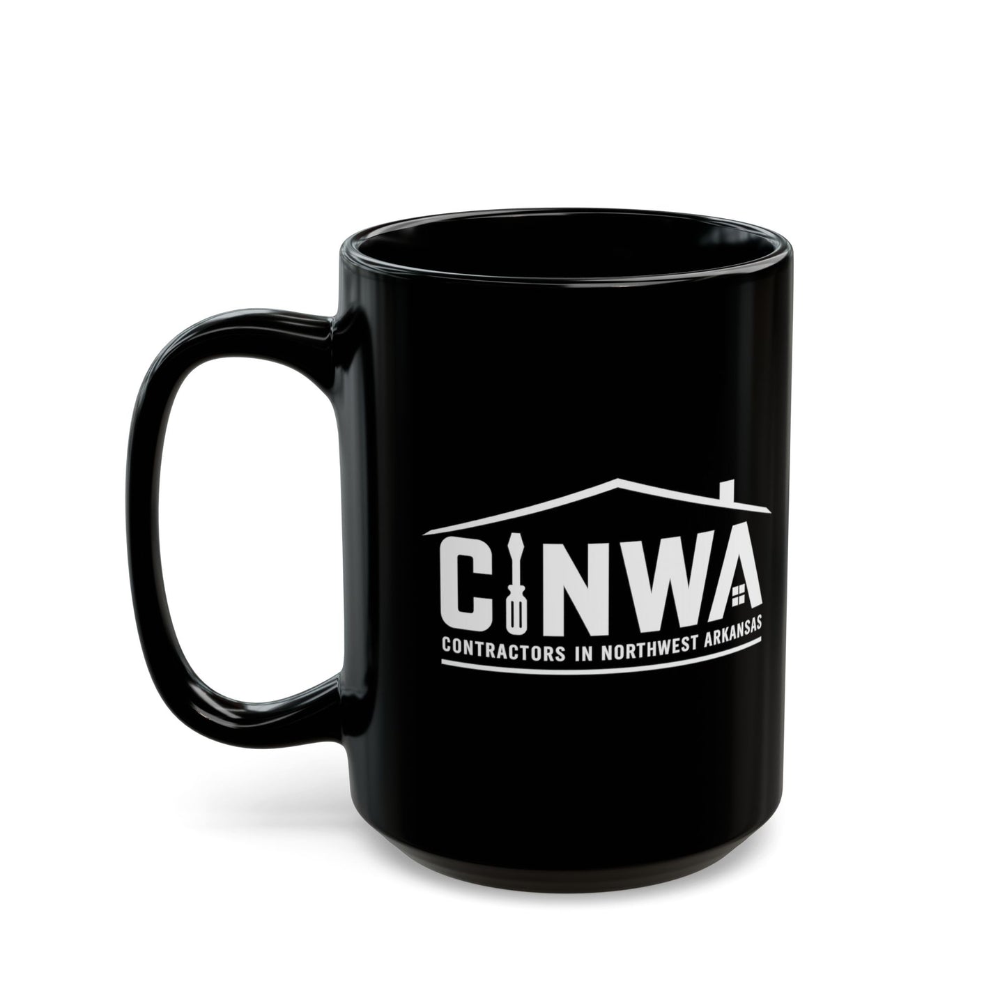 Contractors in Northwest Arkansas Black Coffee Mug (11oz, 15oz)