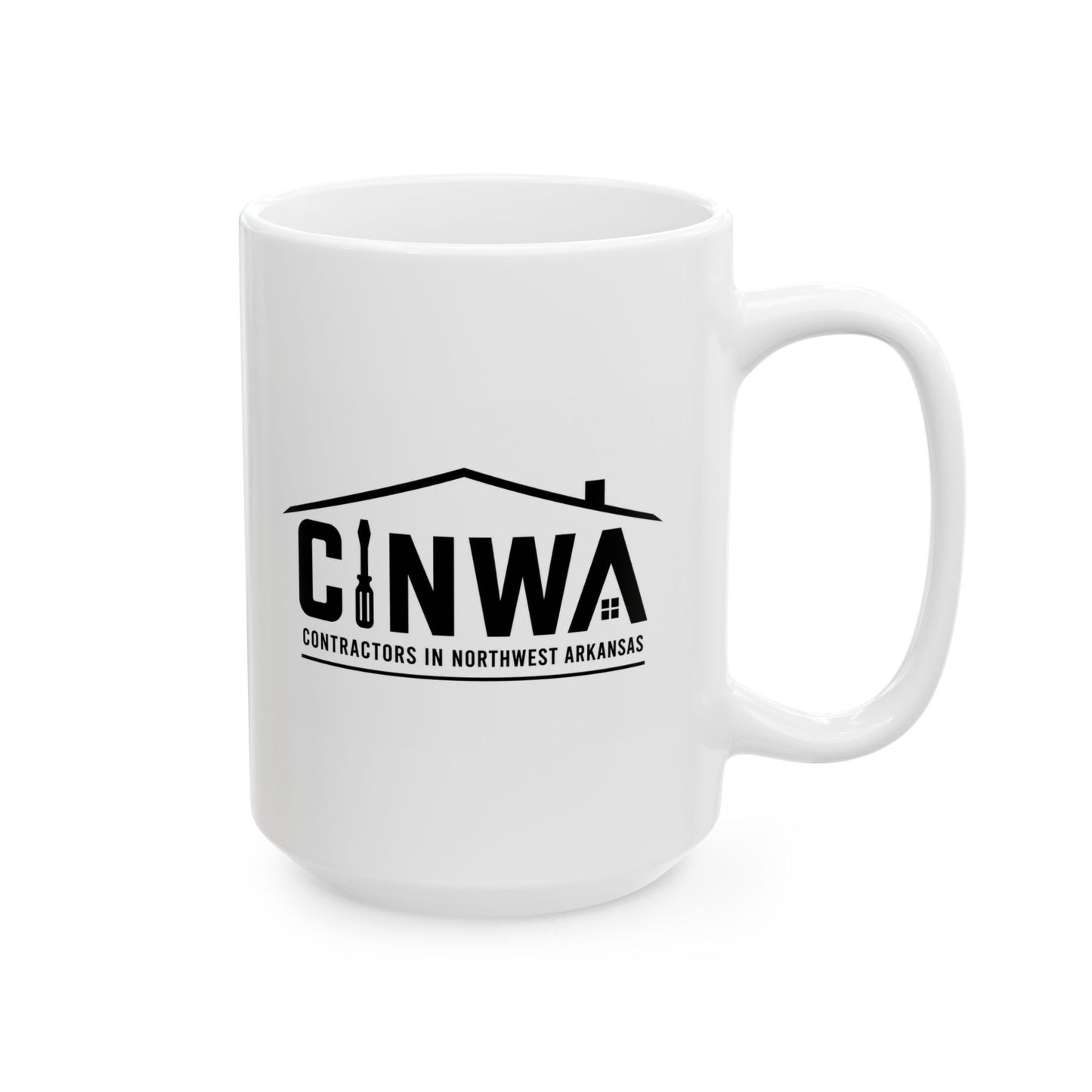 Contractors in Northwest Arkansas White Coffee Mug (11oz, 15oz)
