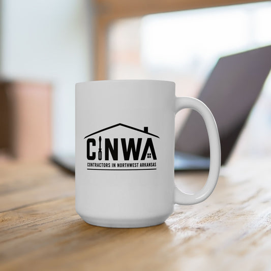 Contractors in Northwest Arkansas White Coffee Mug (11oz, 15oz)