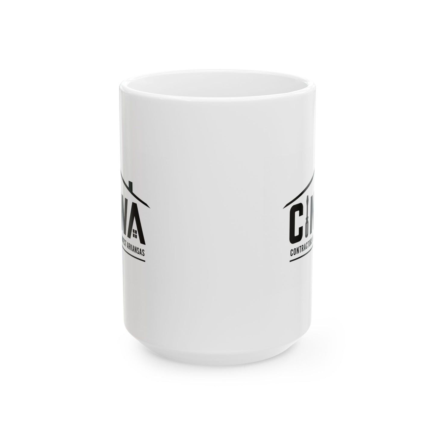 Contractors in Northwest Arkansas White Coffee Mug (11oz, 15oz)