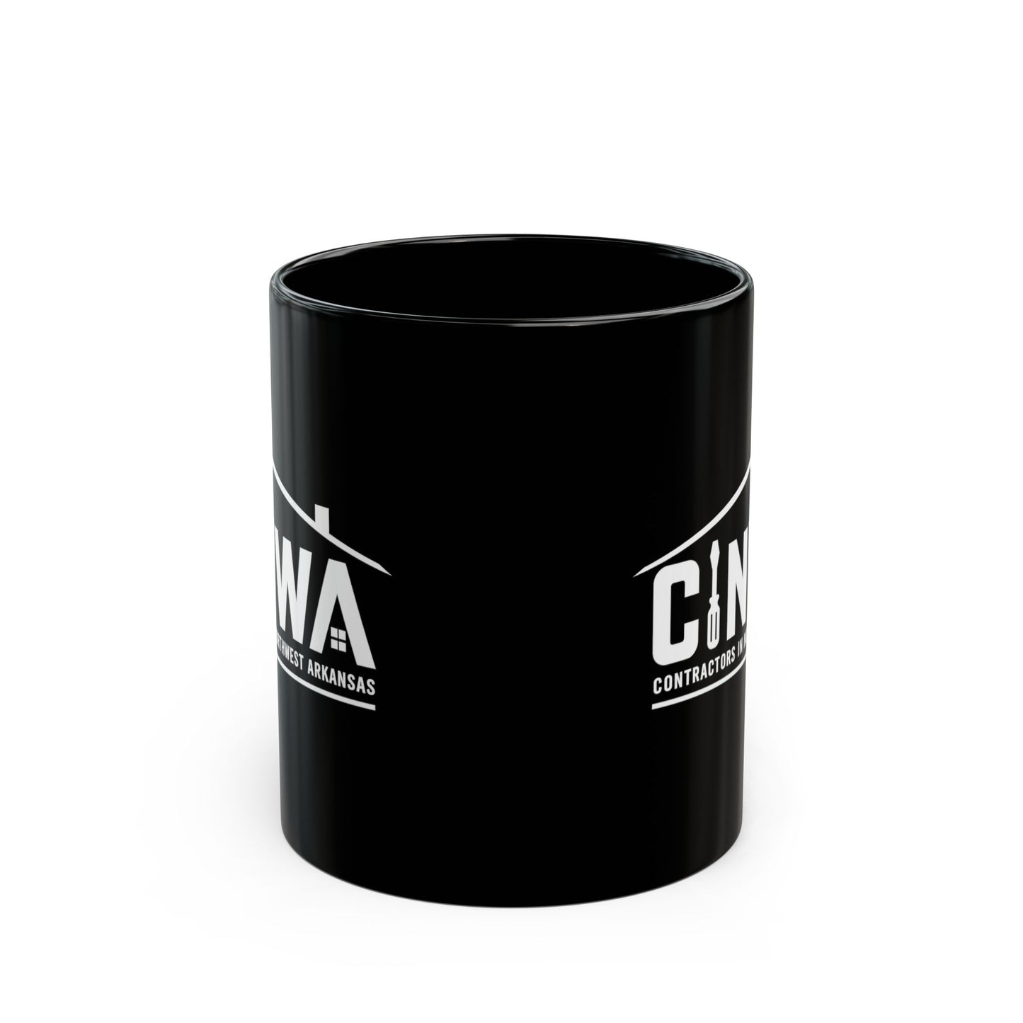 Contractors in Northwest Arkansas Black Coffee Mug (11oz, 15oz)