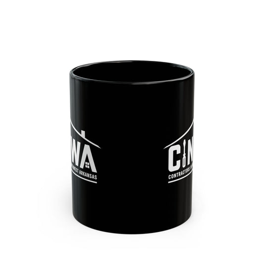 Contractors in Northwest Arkansas Black Coffee Mug (11oz, 15oz)