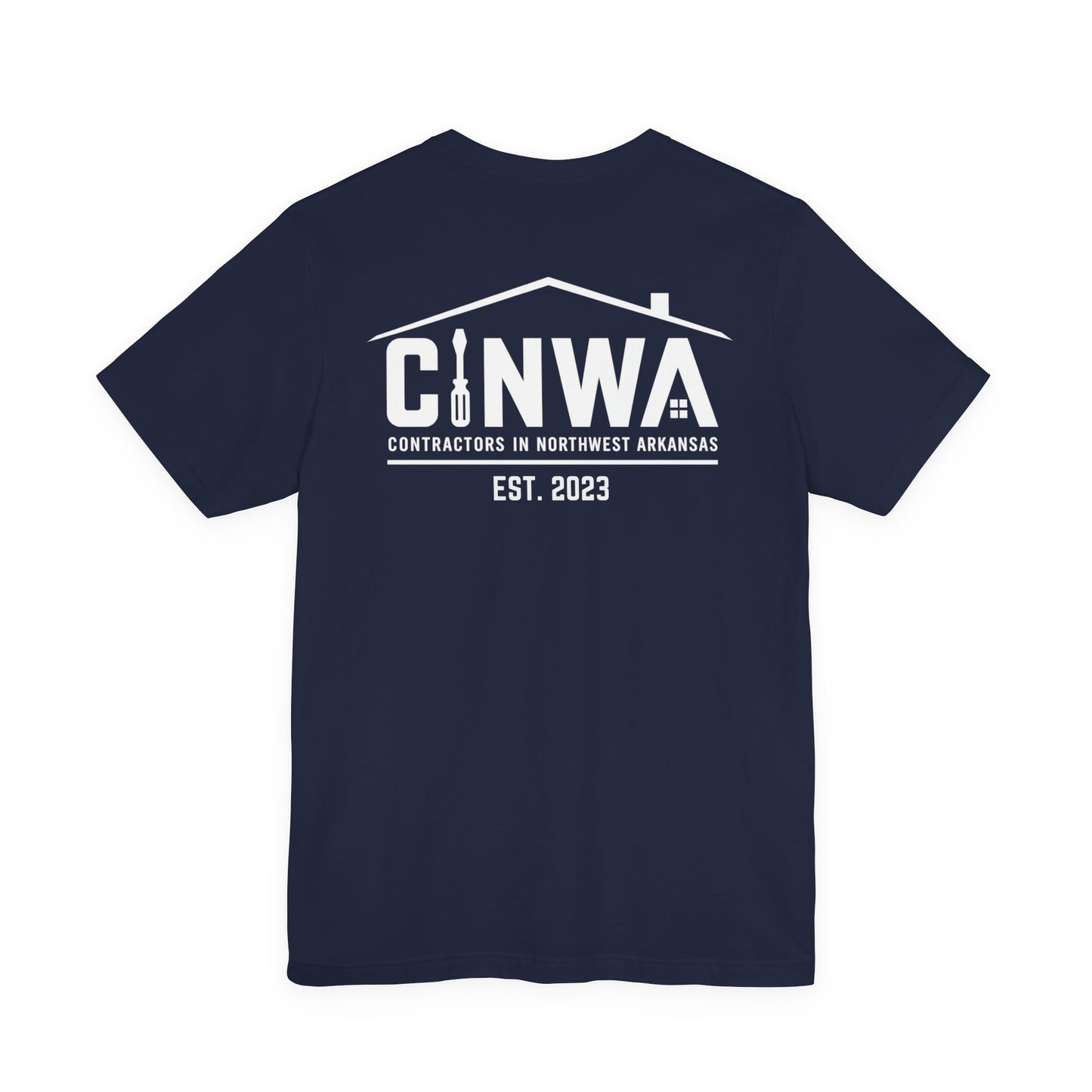 THE PEOPLE WHO BUILD NWA T-Shirt | Contractors in Northwest Arkansas | Blue Collar Tradeswear