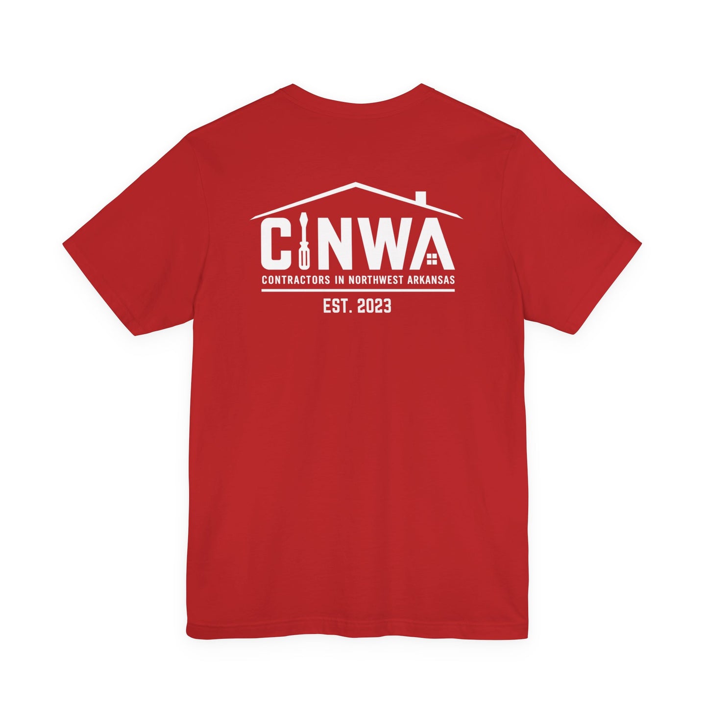I Made Every Dollar Blue Collar Tee (FRONT SIDE)| CINWA Contractor Shirt | Arkansas Tradesman T-Shirt
