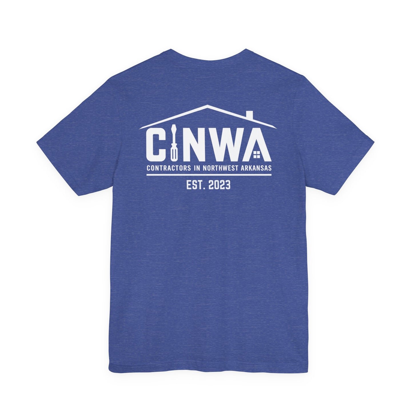 THE PEOPLE WHO BUILD NWA T-Shirt | Contractors in Northwest Arkansas | Blue Collar Tradeswear