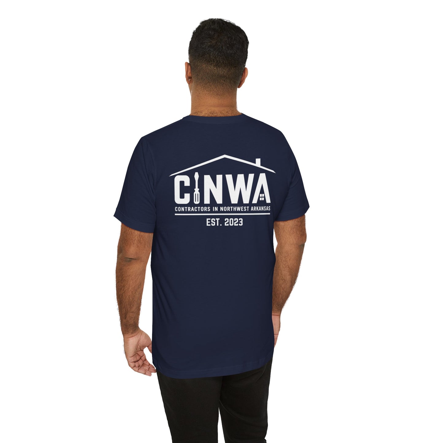 THE PEOPLE WHO BUILD NWA T-Shirt | Contractors in Northwest Arkansas | Blue Collar Tradeswear