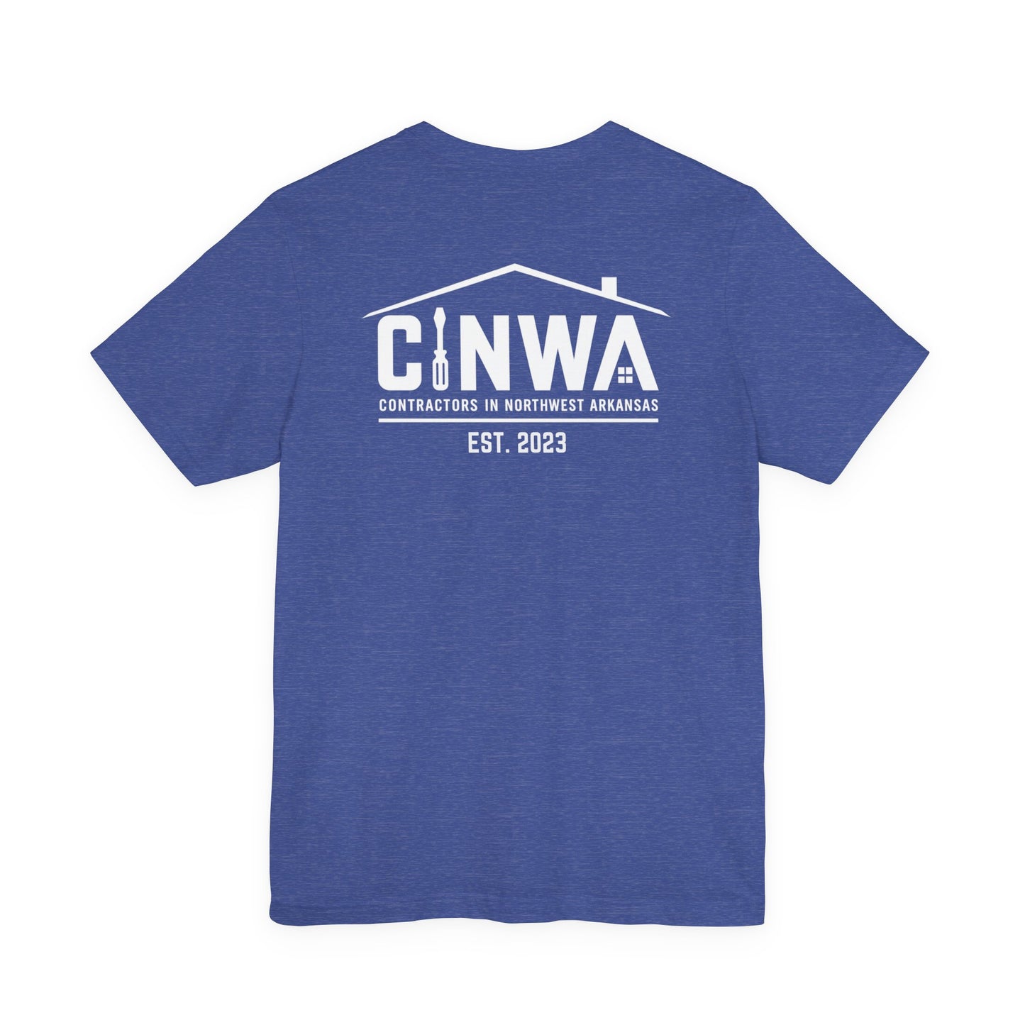 I Made Every Dollar Blue Collar Tee (FRONT SIDE)| CINWA Contractor Shirt | Arkansas Tradesman T-Shirt