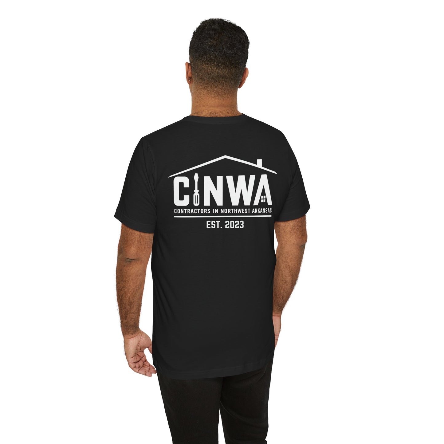 THIS TOWN RUNS ON TRADES T-Shirt | Contractors in Northwest Arkansas | Blue Collar Tradeswear